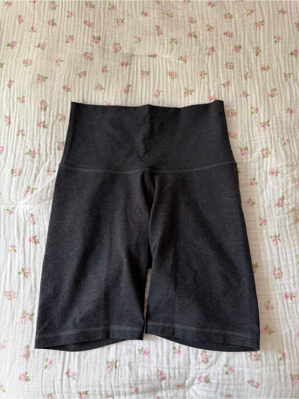Old Navy Black Tummy Tuck High-Waist Bike Shorts